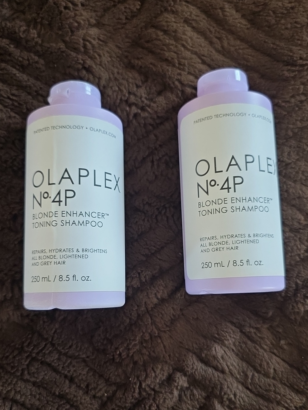 OLAPLEX No.4P Blonde Enhancer Toning Shampoo - Lavender Pink Bottles